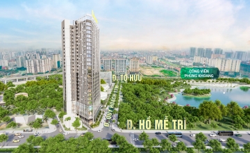 Flycam 360 toàn cảnh dự án Trinity Tower 145 Hồ Mễ Trì